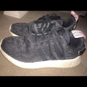 Black & Pink Adidas Nmd
